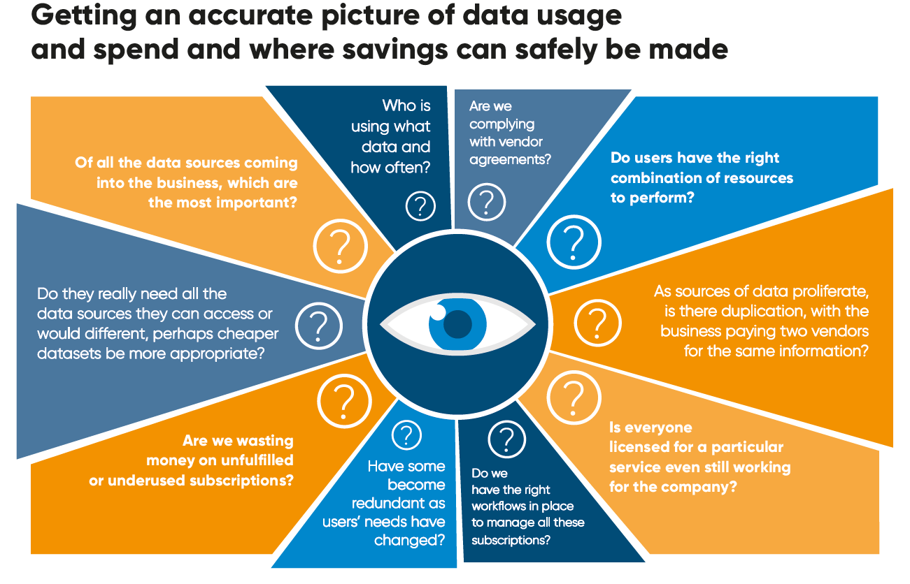 Getting an accurate pitcture of data usage and spend and where savings can be made