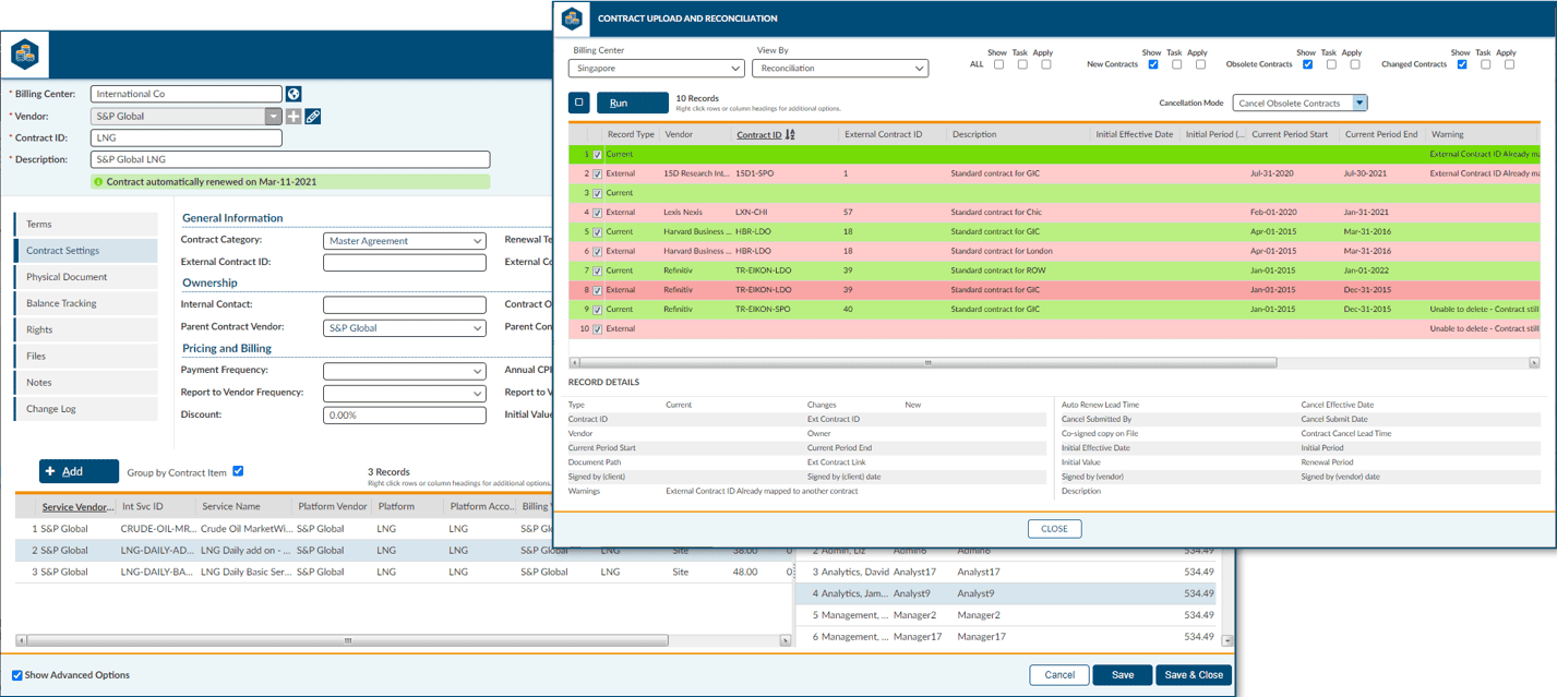 Contract management software for enterprise subscriptions | TRG