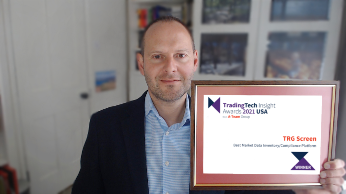 TRG Screen wins 'Best Market Data Inventory/Compliance Platform'